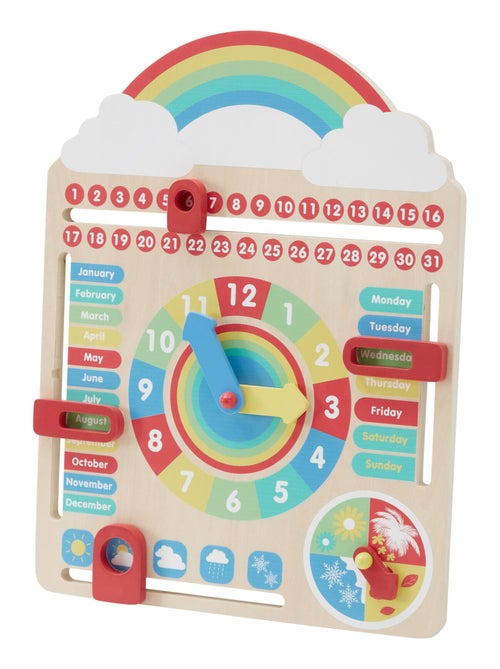 Calendrier en Bois pour Enfants, Jeu Éducatif Préscolaire - Kiabi Calendrier en Bois pour Enfants, Jeu Éducatif Préscolaire - Kiabi