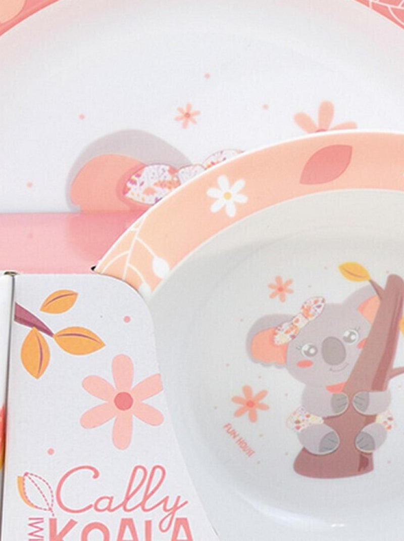 Cally Mimi Koala ensemble repas Rose - Kiabi