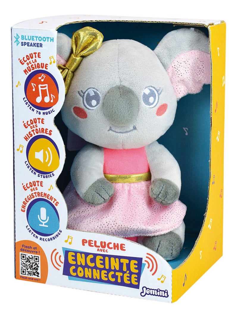Cally Mimi Koala Peluche Bluetooth avec enceinte connectée - Haut 21 cm Multicolore - Kiabi
