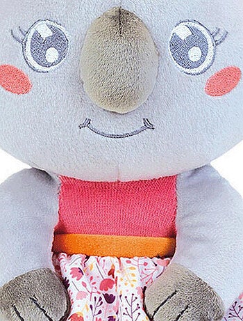 Cally Mimi Koala PELUCHE gris et rose H26 cm