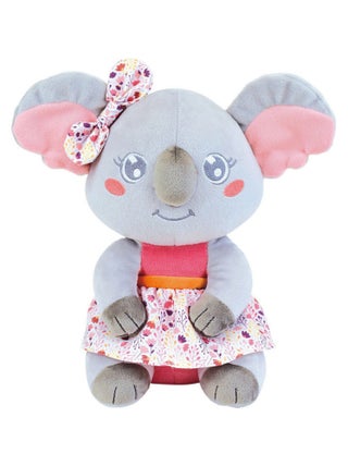 Cally Mimi Koala PELUCHE gris et rose H26 cm