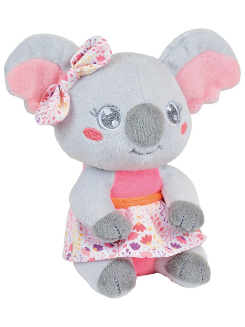 Cally Mimi Koala PELUCHE HOCHET H15 cm Rose - Kiabi