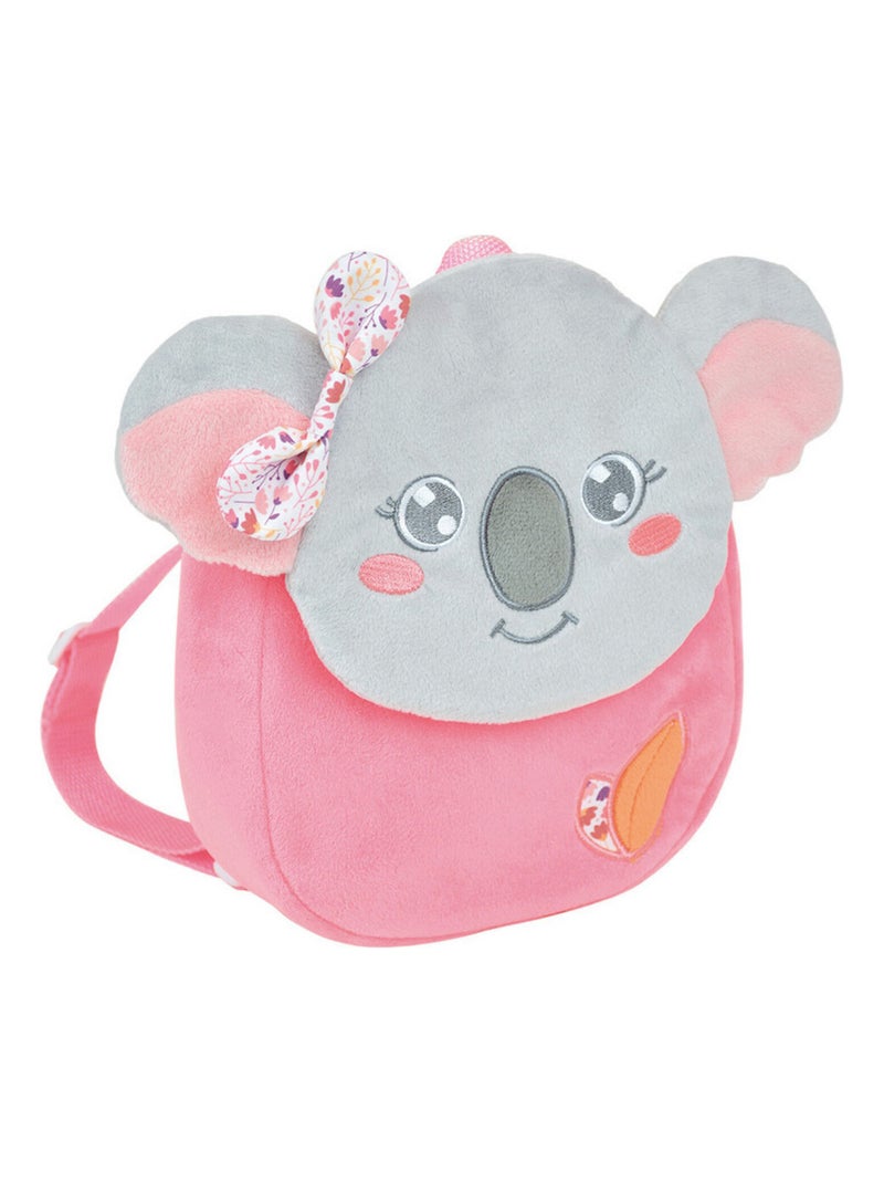 Cally Mimi Koala sac à dos en Peluche  3D - Hauteur 23 cm Rose - Kiabi