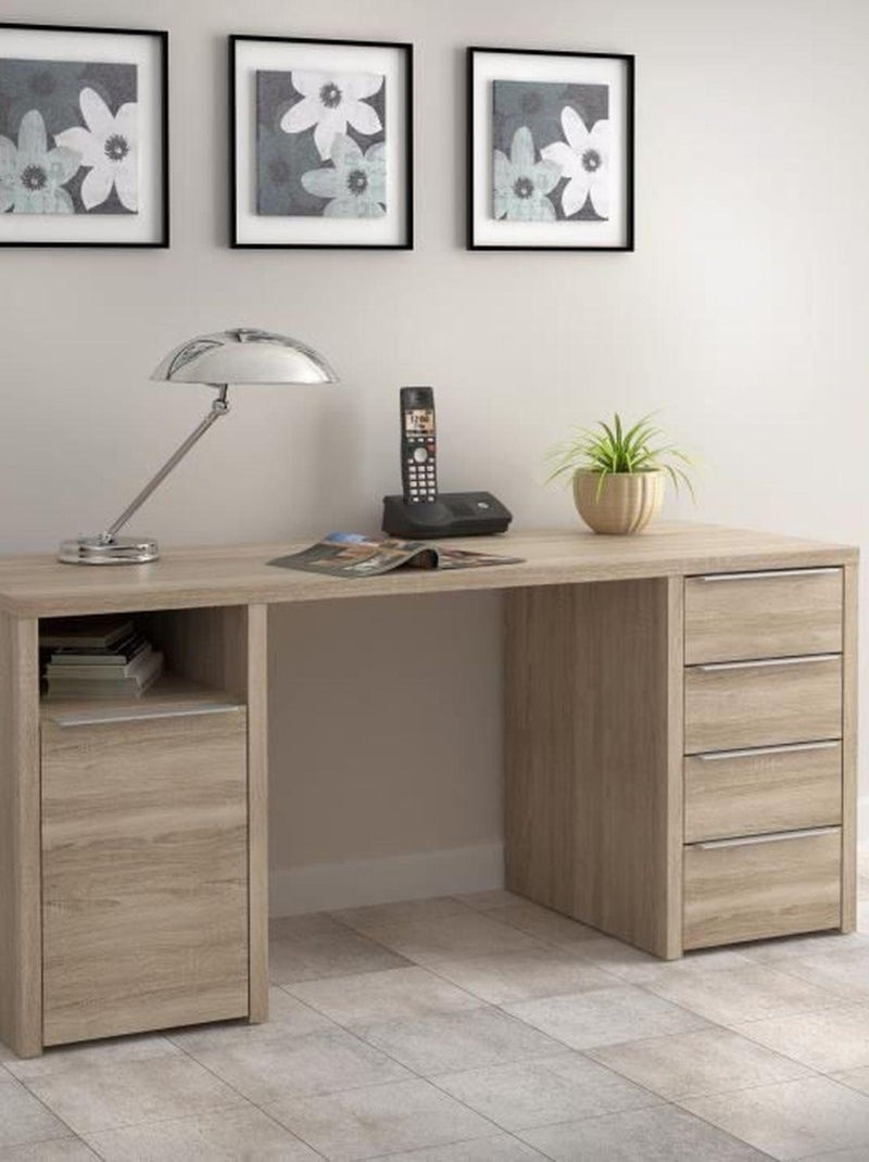 CALPE Bureau chêne sonoma - 160 cm - AUCUNE Multicolore - Kiabi