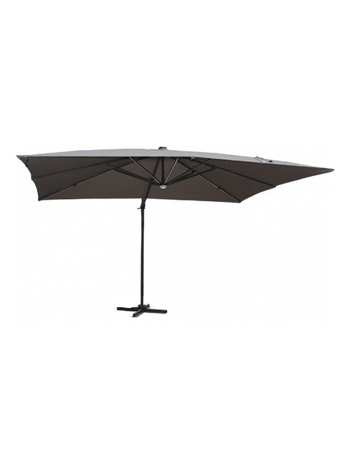 Calvia Gris - Parasol Rotatif led 3 x 4 m en aluminium - Kiabi