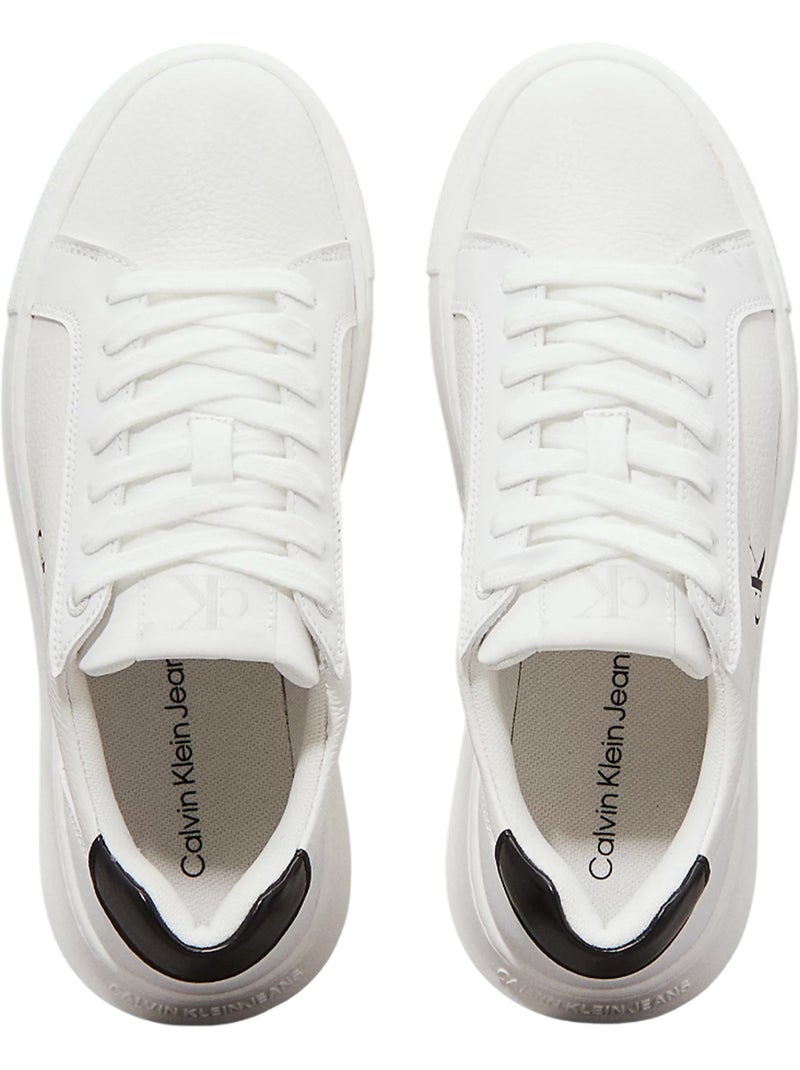 Calvin Klein - Baskets motif/style logo Blanc Noir - Kiabi