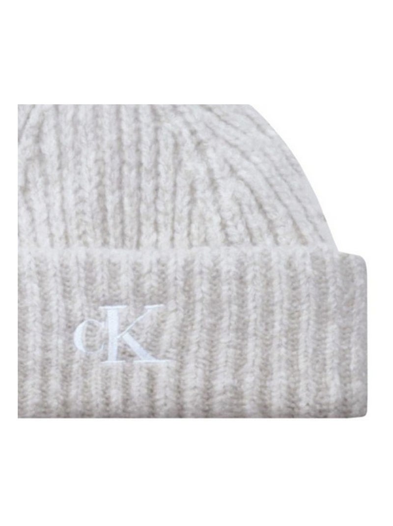 Calvin Klein - Bonnet motif/style Monogramme Gris - Kiabi