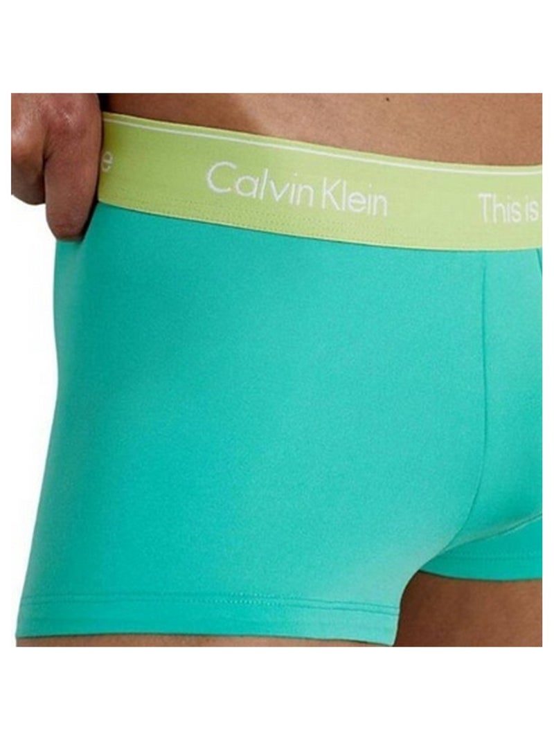 Calvin Klein - Boxer motif/style logo Vert - Kiabi