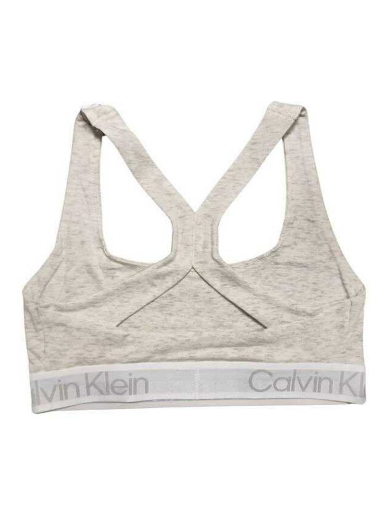 Calvin Klein - Brassière de sport Gris chiné - Kiabi