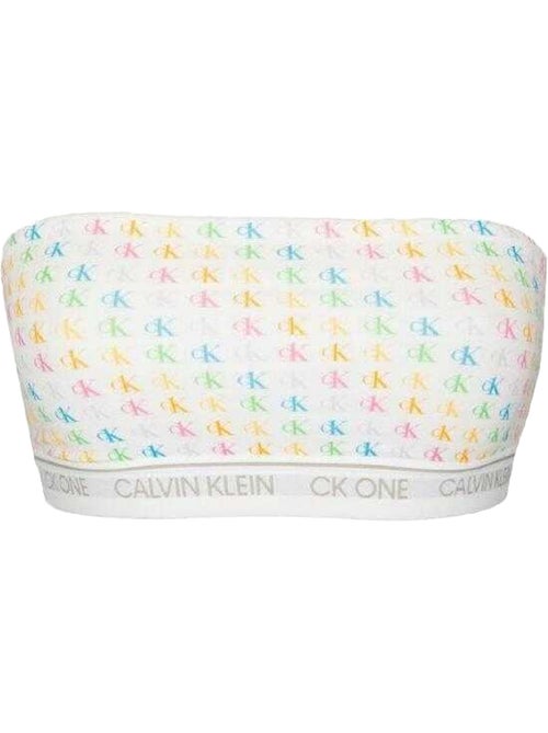 Calvin Klein - Brassière de sport motif/style Logo répété - Kiabi
