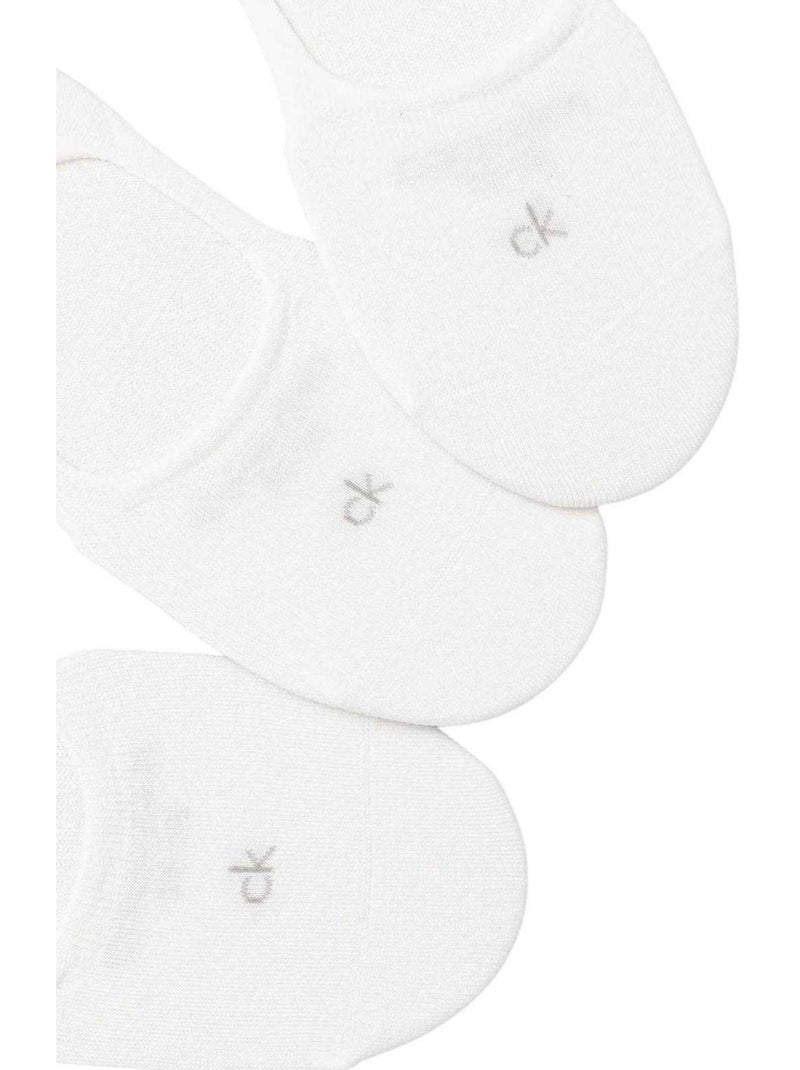 Calvin Klein - Chaussettes motif/style logo Blanc - Kiabi