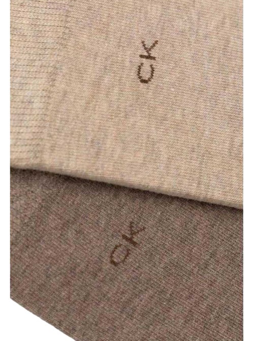 Calvin Klein - Chaussettes motif/style Logo brodé - Kiabi