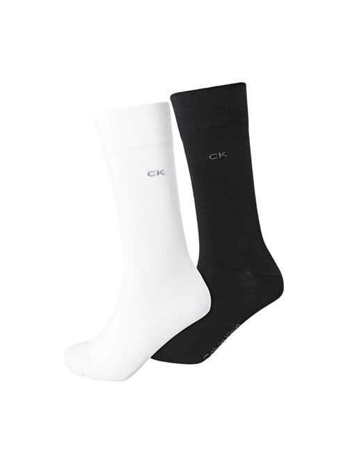 Calvin Klein - Chaussettes motif/style Logo brodé - Kiabi