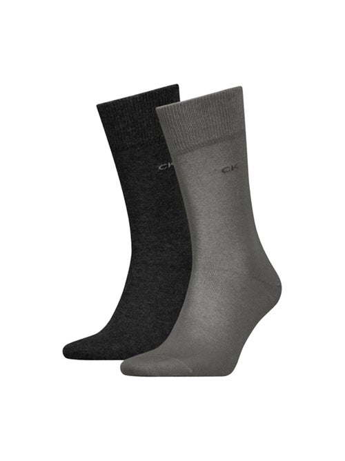 Calvin Klein - Chaussettes motif/style Logo brodé - Kiabi