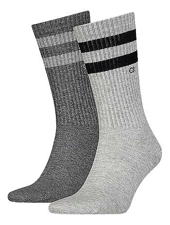 Calvin Klein - Chaussettes motif/style rayures contrastées