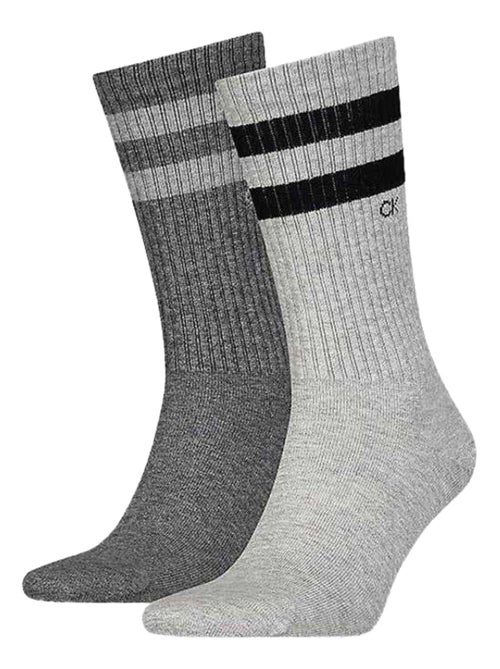 Calvin Klein - Chaussettes motif/style rayures contrastées - Kiabi
