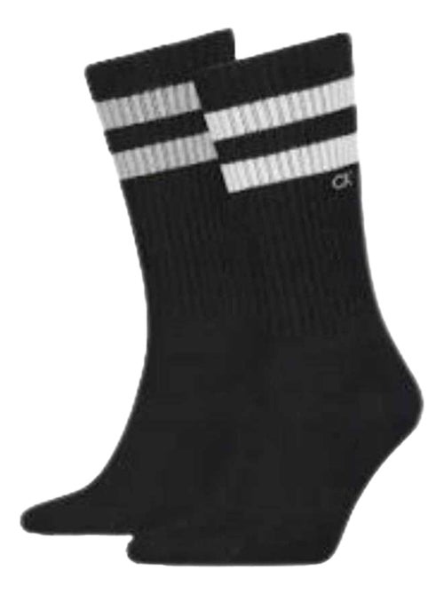 Calvin Klein - Chaussettes motif/style rayures contrastées - Kiabi