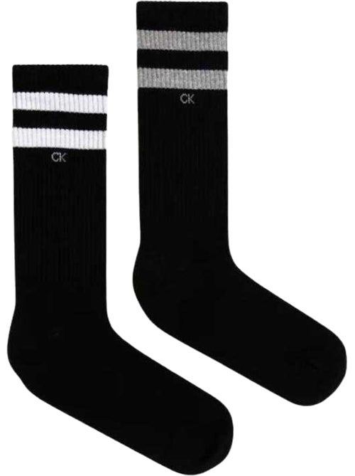 Calvin Klein - Chaussettes motif/style rayures contrastées - Kiabi