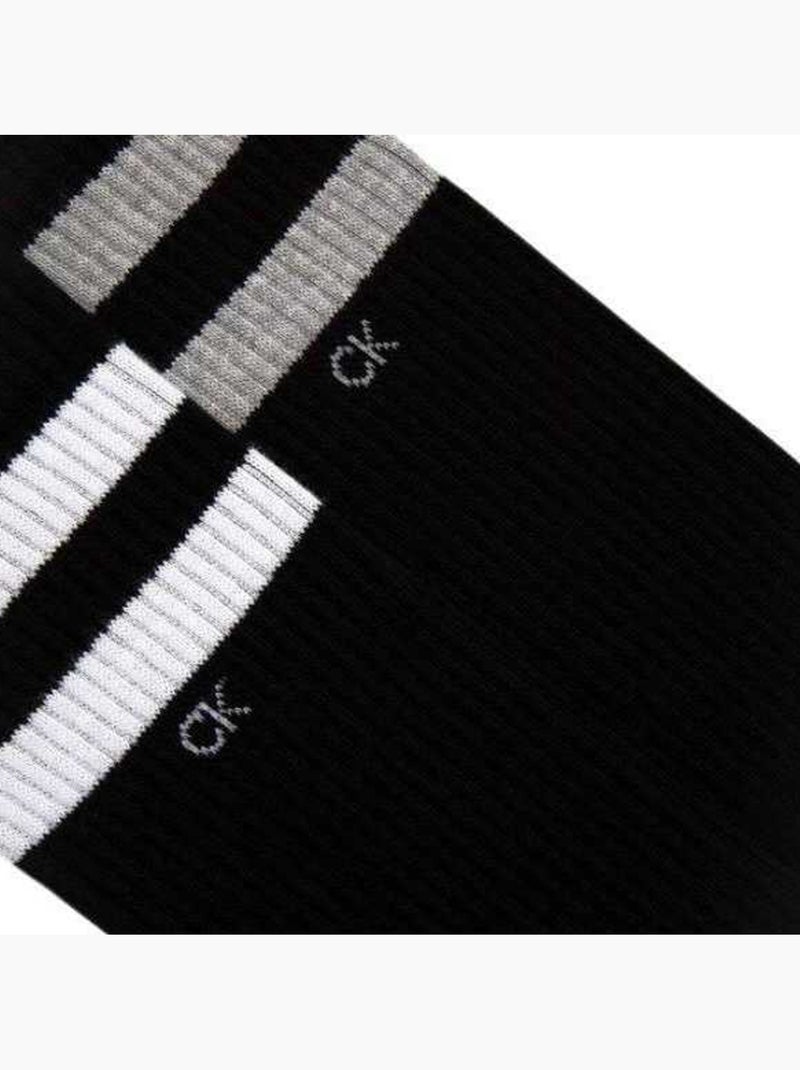 Calvin Klein - Chaussettes motif/style rayures contrastées Noir - Kiabi