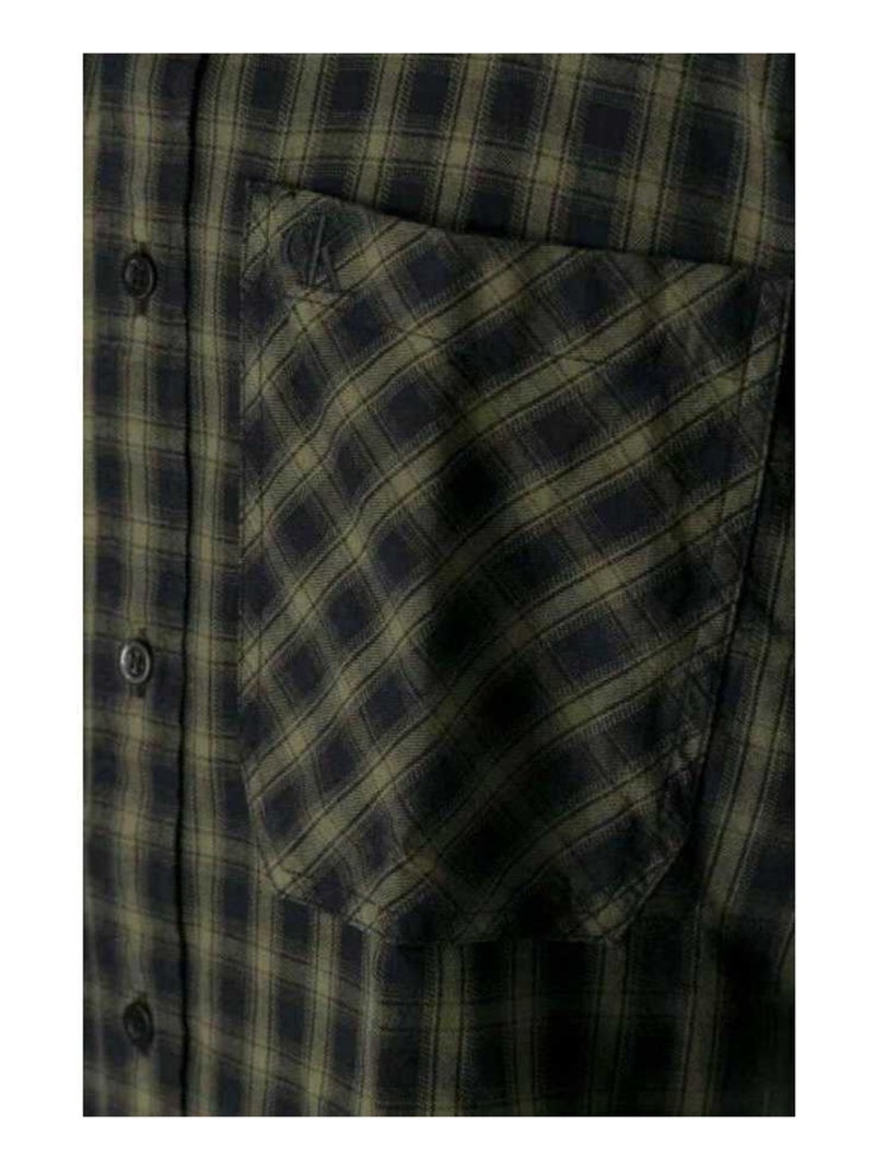 Calvin Klein - Chemise motif/style à carreaux Vert - Kiabi