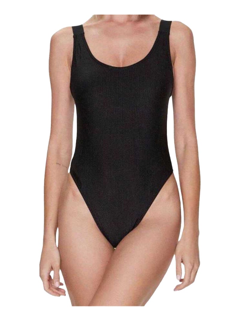 Calvin Klein - Maillot de bain 1 pièce motif/style logo Noir - Kiabi