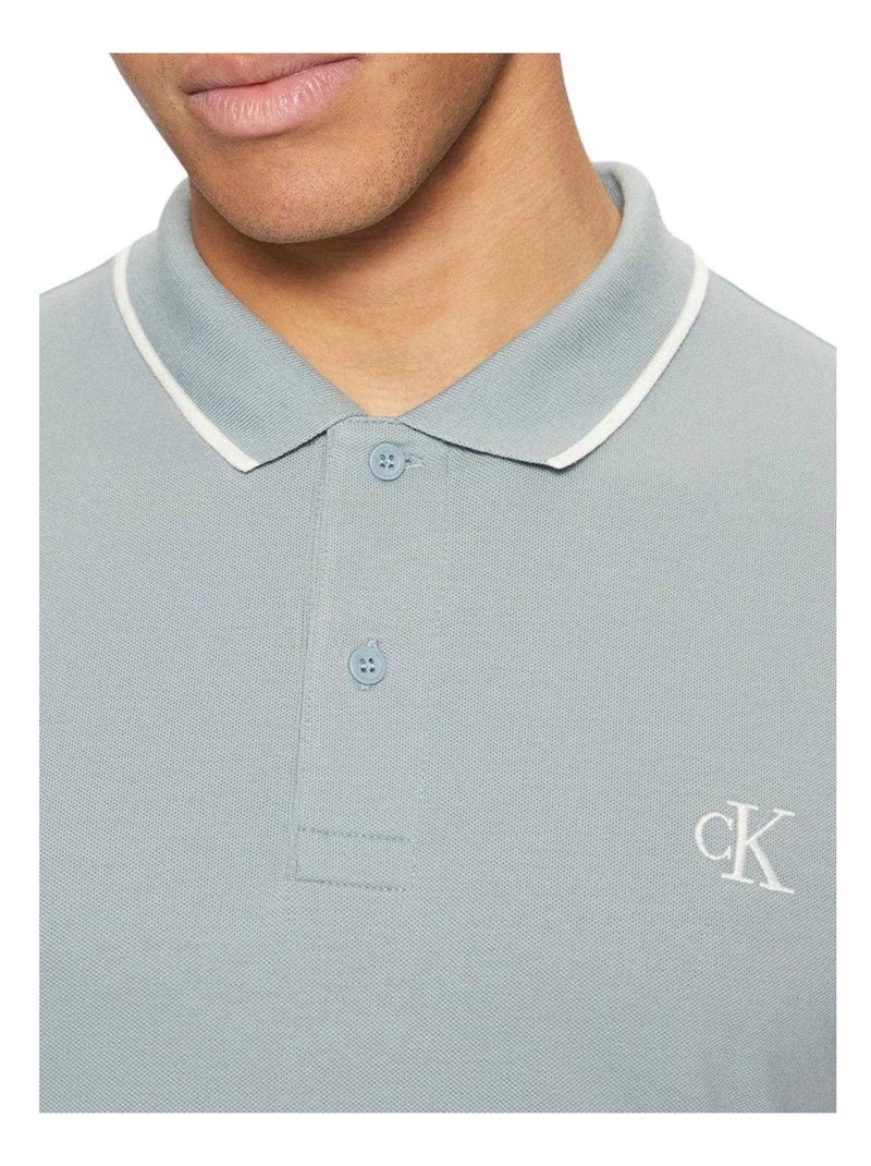 Calvin Klein - Polo JEANS Gris Vert - Kiabi