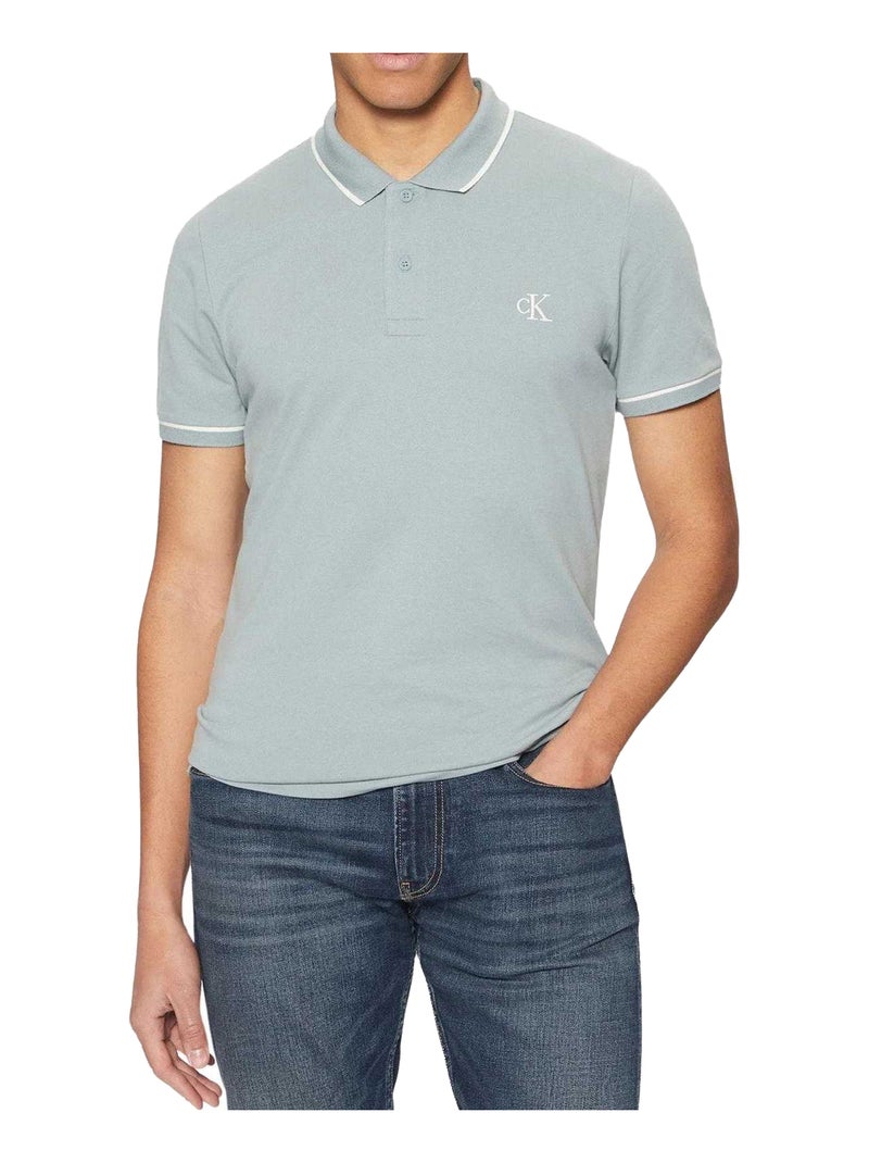 Calvin Klein - Polo JEANS Gris Vert - Kiabi