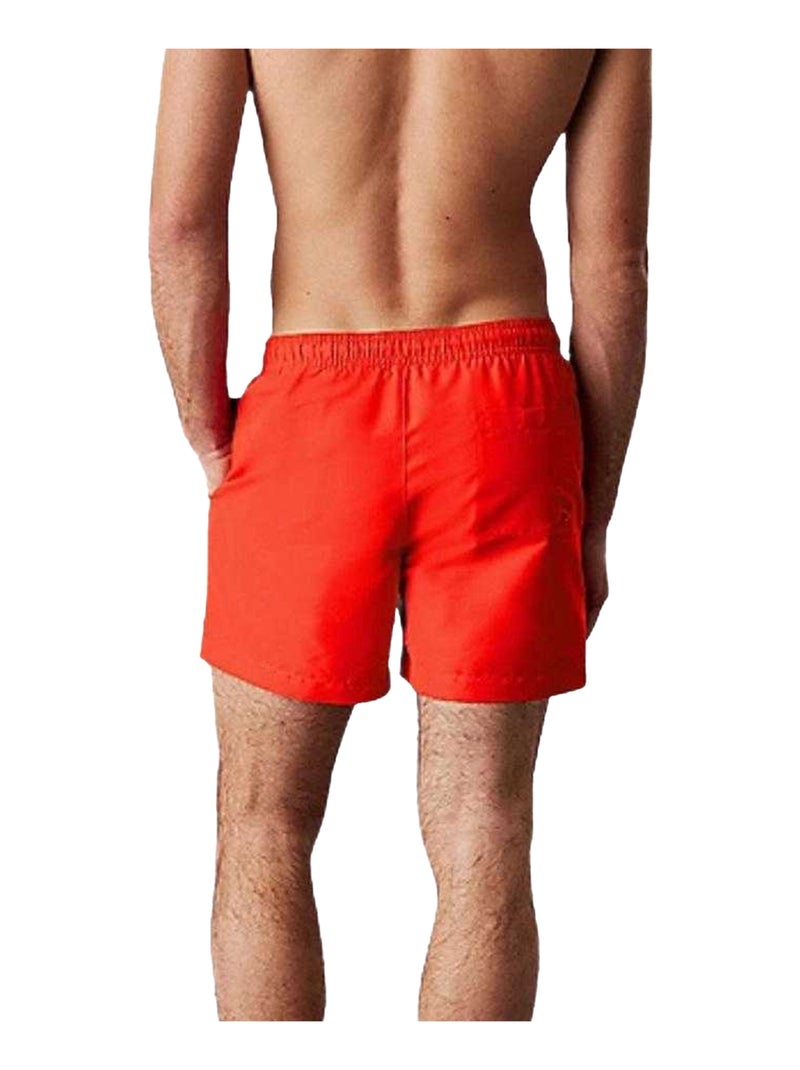Calvin Klein - Short de bain motif/style logo Orange - Kiabi