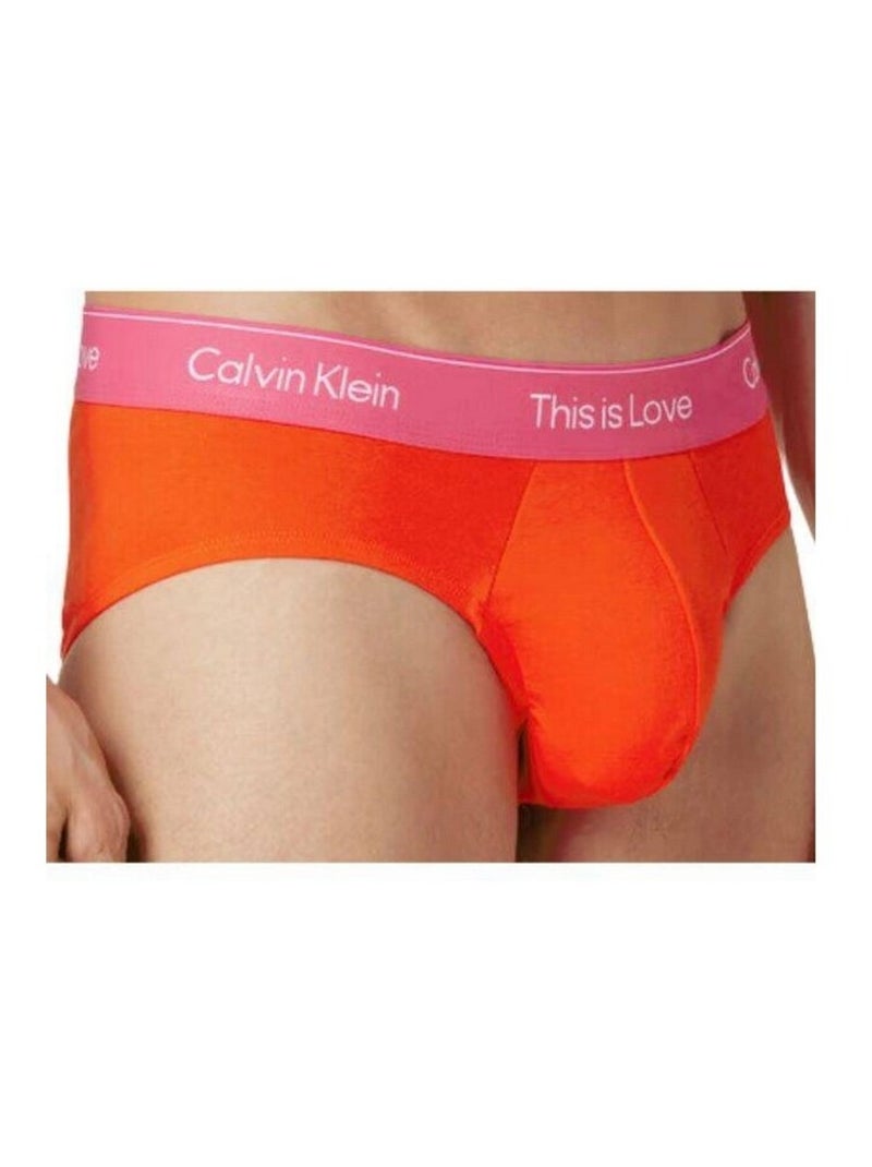 Calvin Klein - Slip motif/style logo THIS IS LOVE Rose - Kiabi