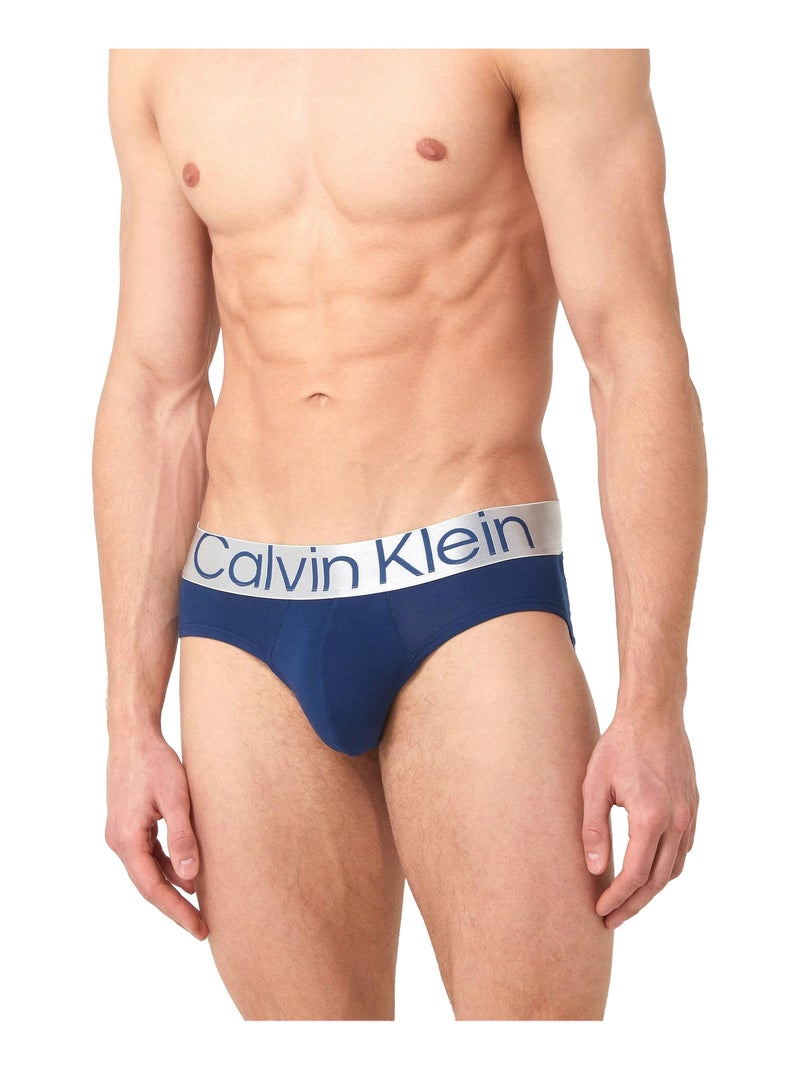 Calvin Klein - Slips motif/style uni Bleu marine - Kiabi