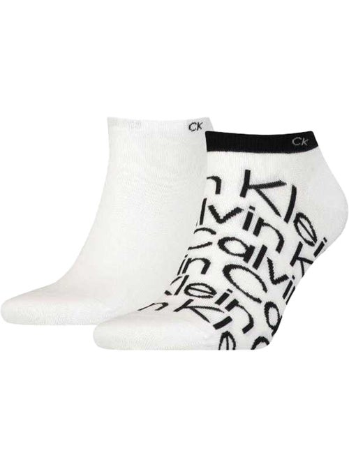 Calvin Klein - Socquettes discrètes motif/style logo - Kiabi