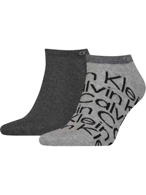 Calvin Klein - Socquettes discrètes motif/style logo - Kiabi