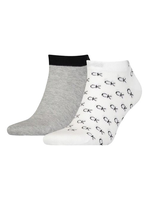 Calvin Klein - Socquettes motif/style imprimé intégral - Kiabi Calvin Klein - Socquettes motif/style imprimé intégral - Kiabi