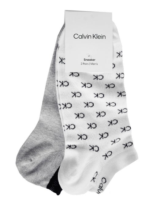 Calvin Klein - Socquettes motif/style imprimé intégral - Kiabi Calvin Klein - Socquettes motif/style imprimé intégral - Kiabi