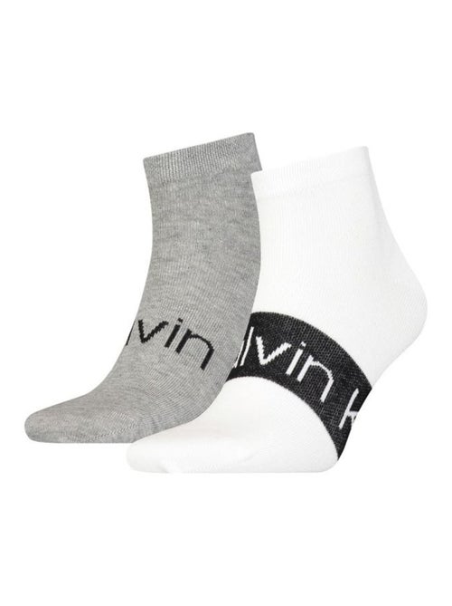 Calvin Klein - Socquettes motif/style logo - Kiabi
