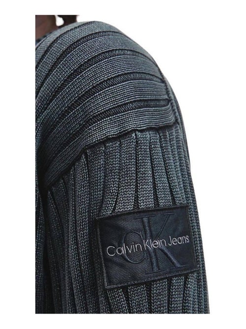 Calvin Klein - Sweat motif/style côtelé - Kiabi