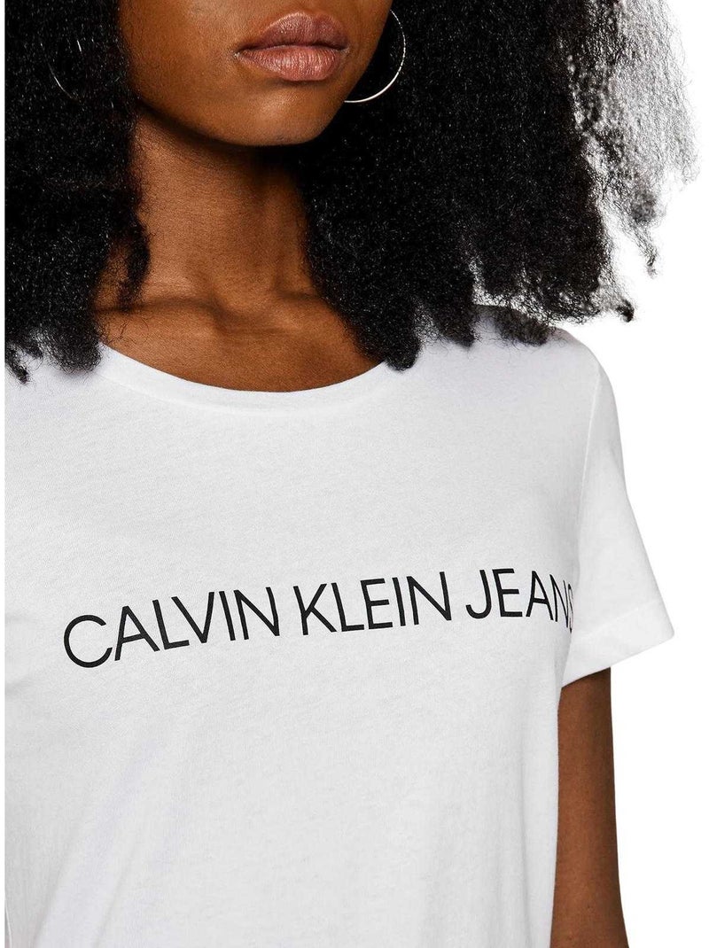 Calvin Klein - T-shirt Blanc - Kiabi
