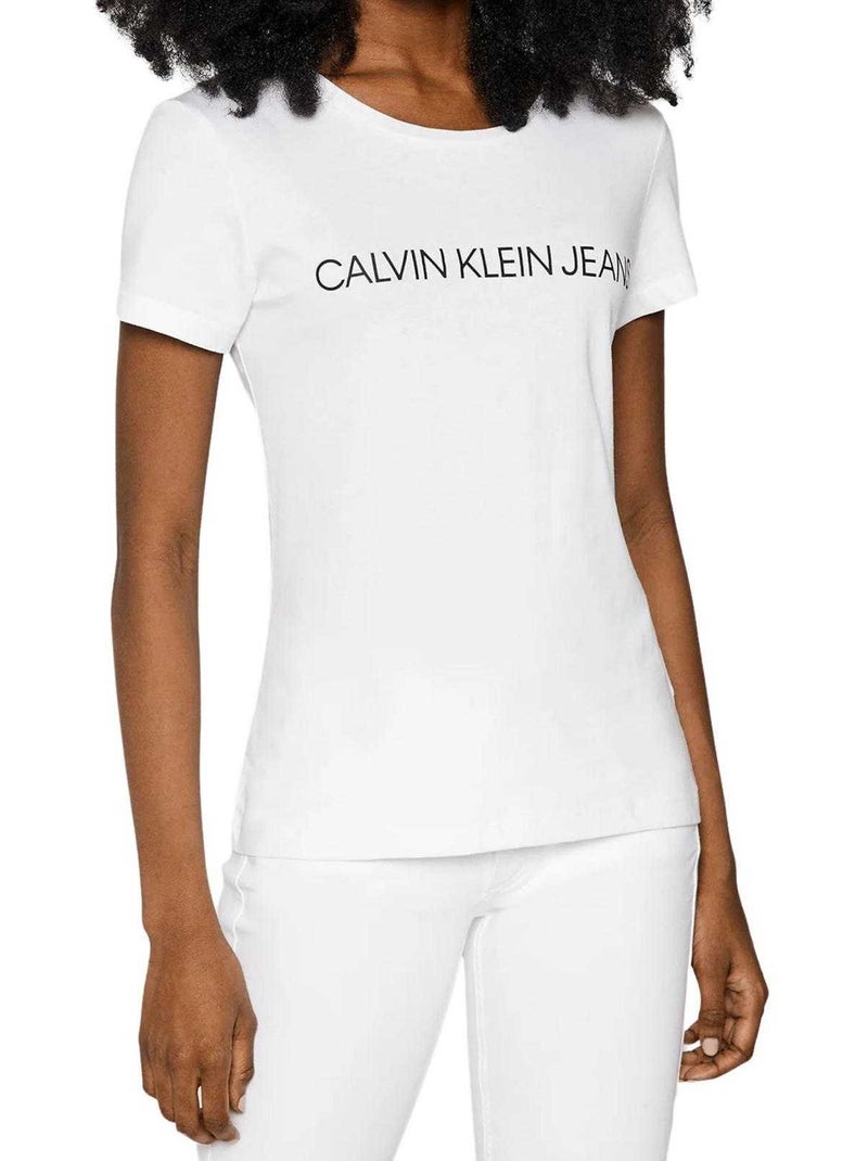 Calvin Klein - T-shirt Blanc - Kiabi