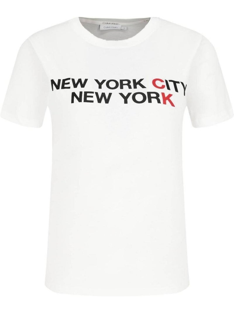 Calvin Klein - T-shirt Blanc - Kiabi