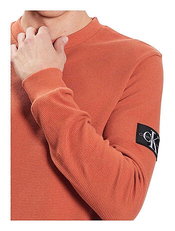 Calvin Klein - T-shirt manches longues motif/style logo