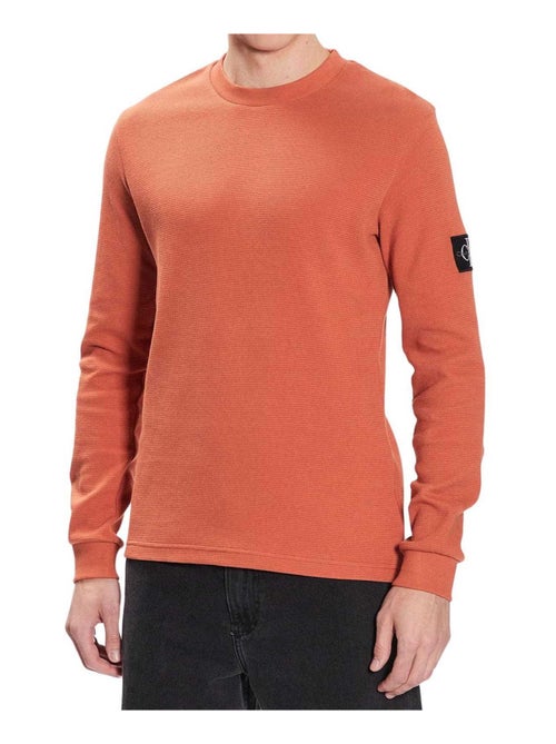 Calvin Klein - T-shirt manches longues motif/style logo - Kiabi