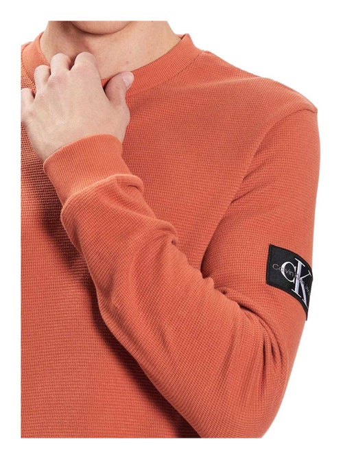 Calvin Klein - T-shirt manches longues motif/style logo - Kiabi