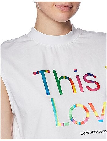 Calvin Klein - T-shirt motif/style Courte THIS IS LOVE