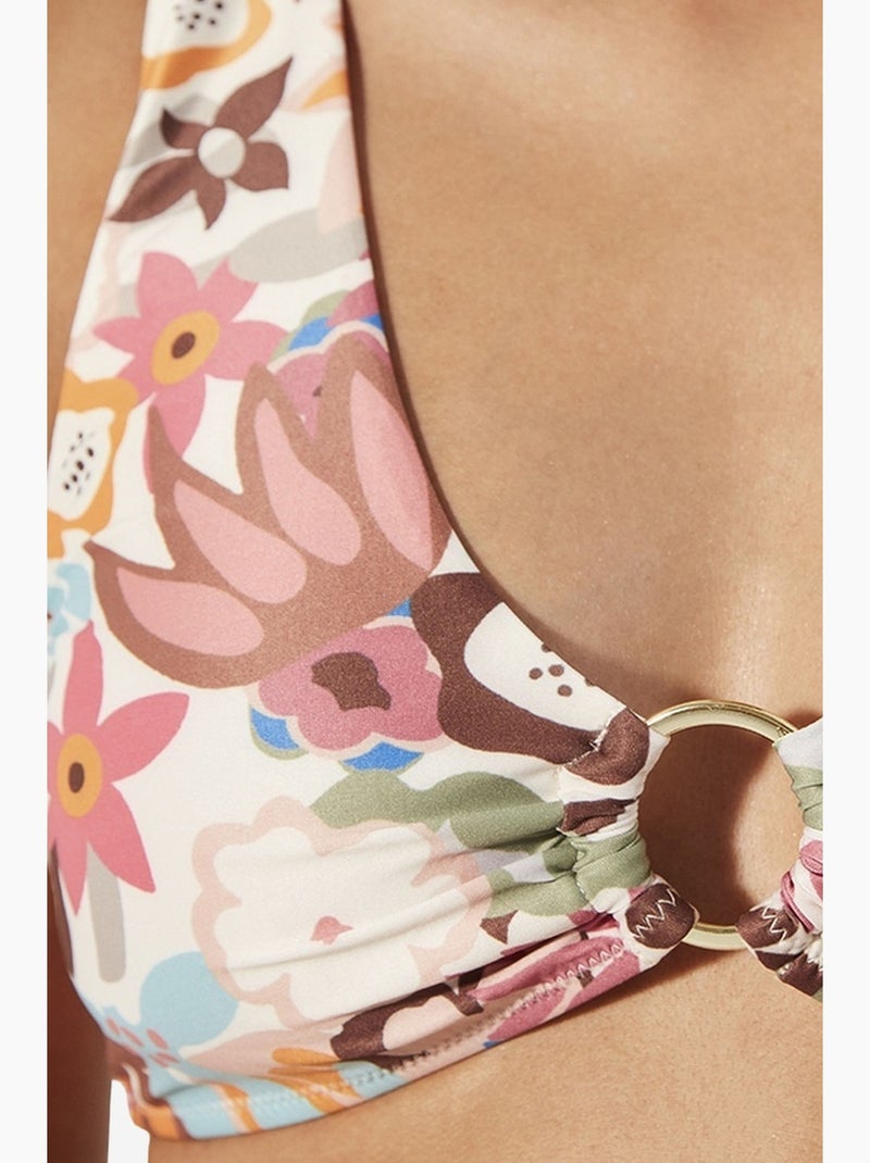 Camacho hot haut de bikini penti Blanc Rose - Kiabi