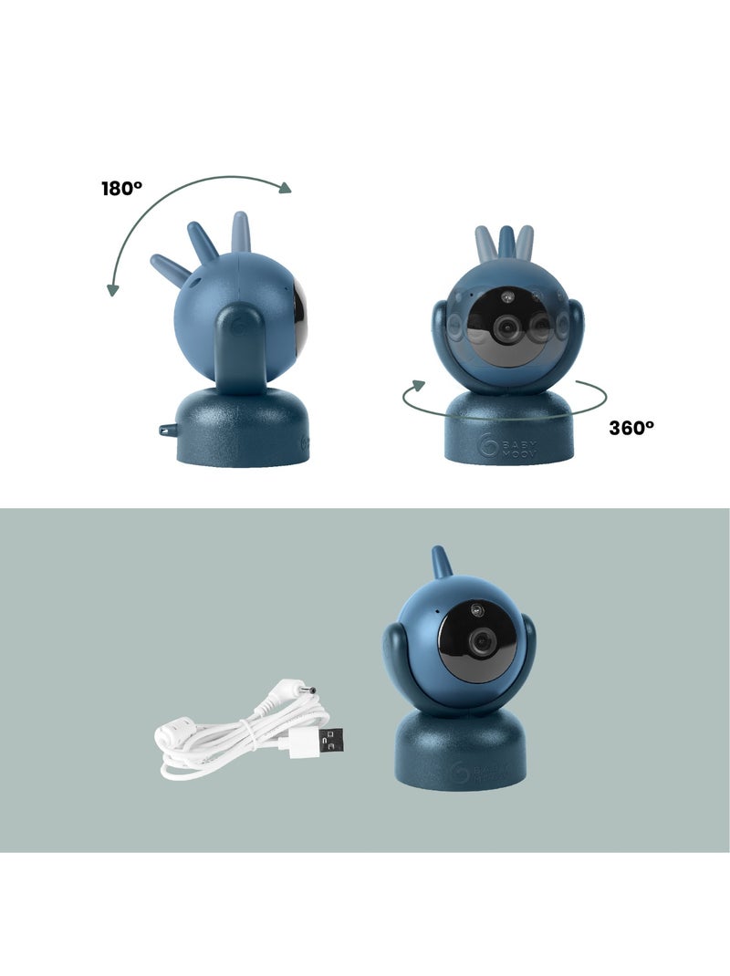 Caméra Additionelle Yoo Master + HD 'Babymoov' Bleu foncé - Kiabi