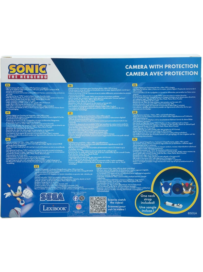 Camera avec protection Sonic Bleu - Kiabi
