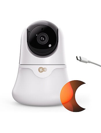 Caméra Babyphone Kinderkraft NITEEYE GLOW Full HD vision nocturne audio température à distance