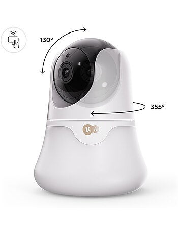 Caméra Babyphone Kinderkraft NITEEYE GLOW Full HD vision nocturne audio température à distance