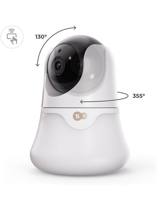 Caméra Babyphone Kinderkraft NITEEYE GLOW Full HD vision nocturne audio température à distance - Kiabi Caméra Babyphone Kinderkraft NITEEYE GLOW Full HD vision nocturne audio température à distance - Kiabi