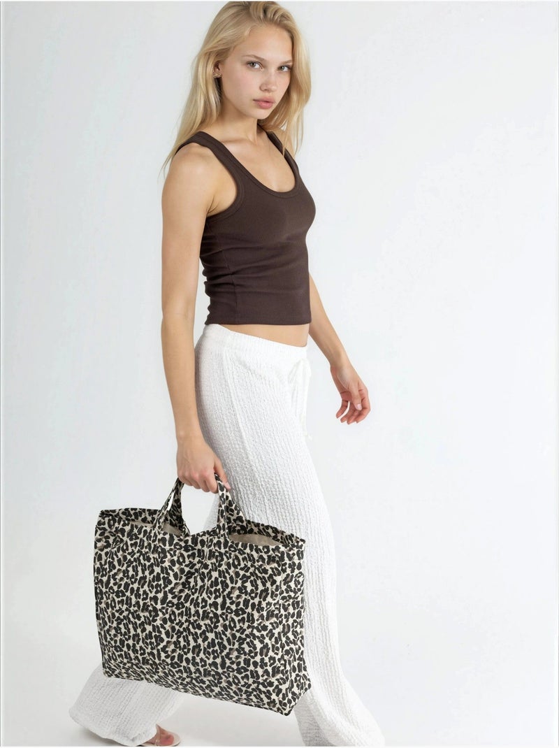 Cami côtelé en modal et coton busem Marron - Kiabi
